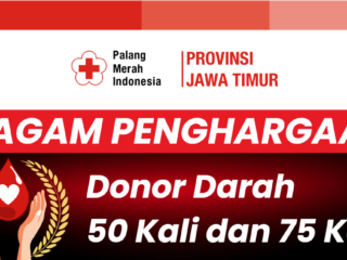 Piagam Penghargaan Donor Darah PMI Jawa Timur