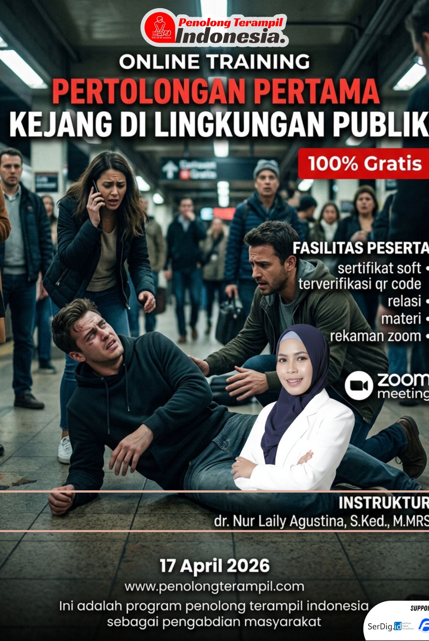 Online Training Pertolongan Pertama Kejang 2026