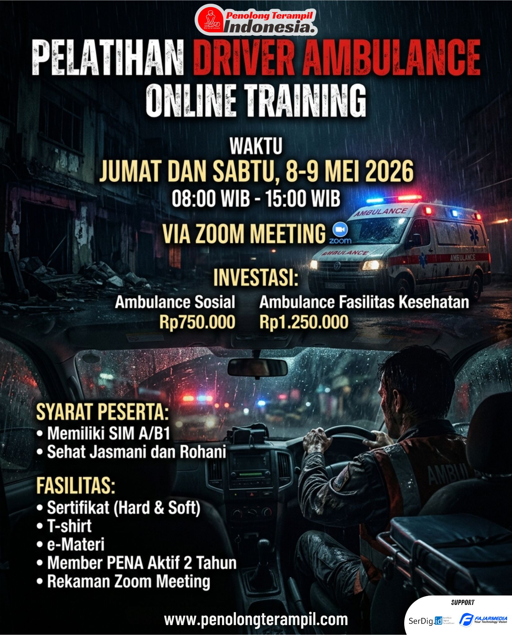 Pelatihan Driver Ambulans 2026