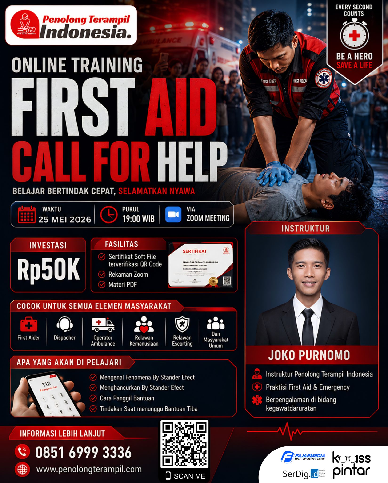 Online Training First Aid (Call For Help) 2026
