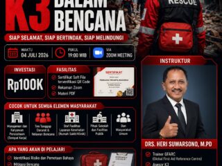 Online Training K3 Dalam Bencana 2026