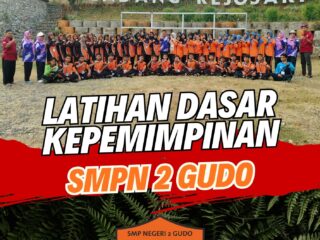 Latihan Dasar Kepemimpinan SMP Negeri 2 Gudo 2026