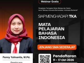 Webinar Siap Menghadapi TKA Mapel Bahasa Indonesia SMA/SMK/MA 2026