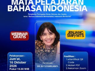 Webinar Siap Menghadapi TKA Mapel Bahasa Indonesia SMP/MTs 2026